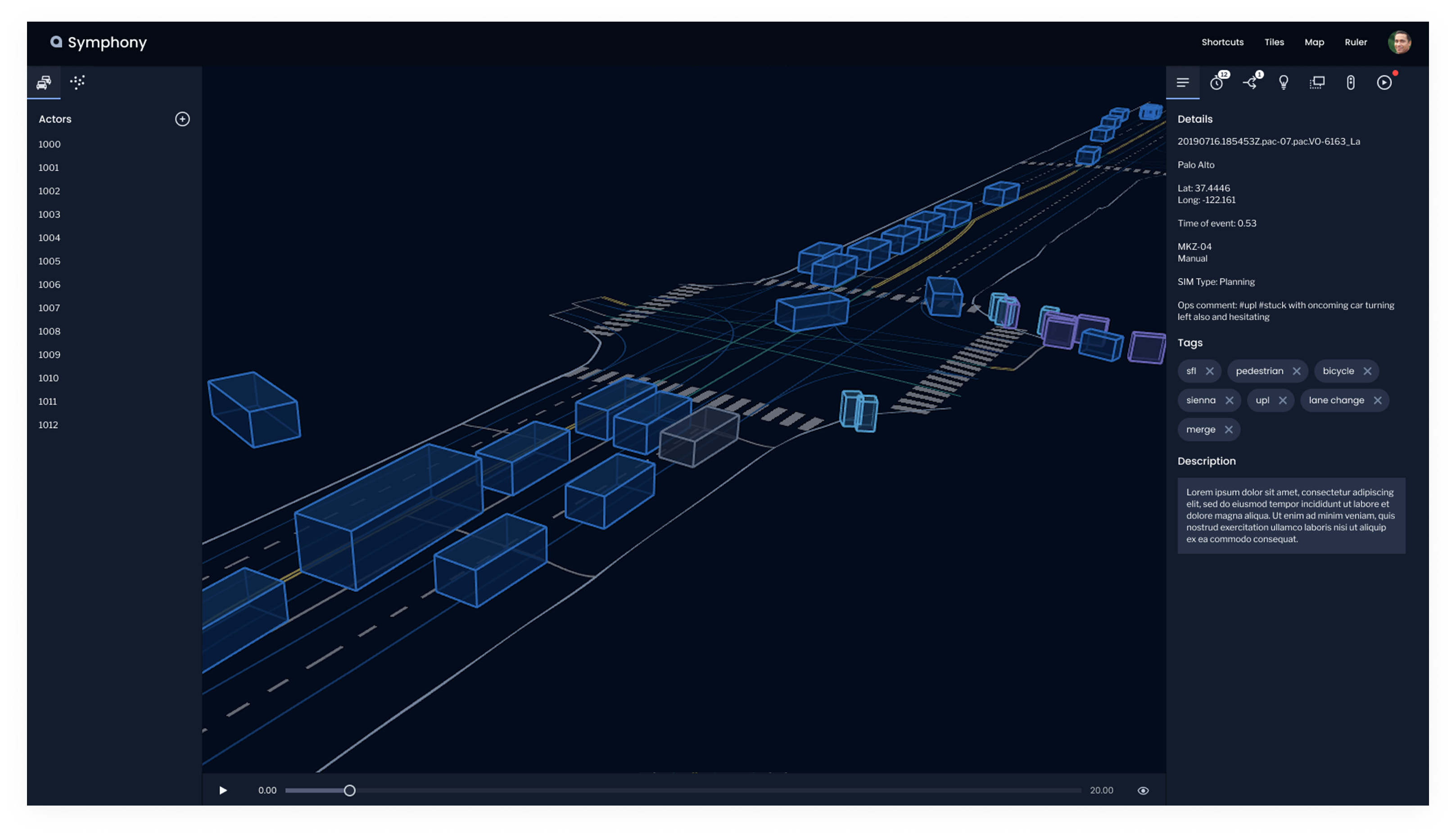 Aurora simulation