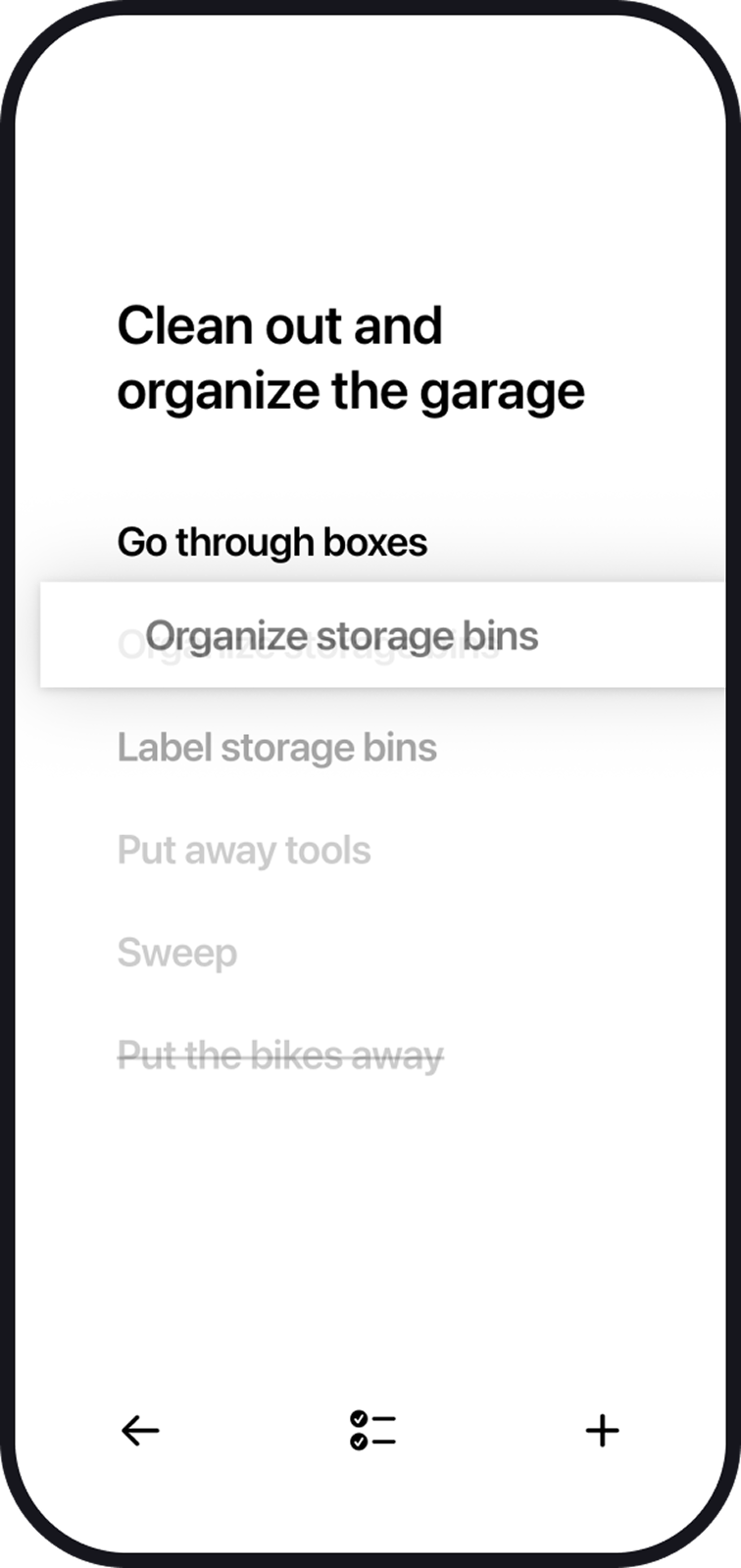 Done app screenshot